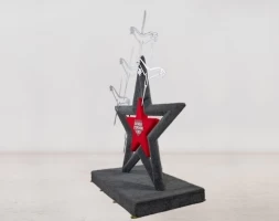 Топиари Звезда с журавлями, h=215 см - газон Eco, фото 3