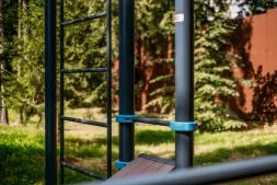 Комплекс со скалодромом, баскетбольным кольцом и скамьей для пресса для взрослых и детей, фото 4