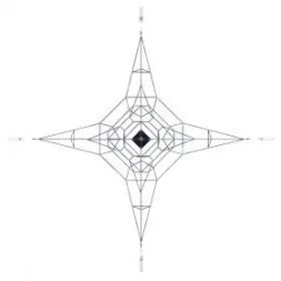 Игровая сетка серия &quot;Звезда&quot; ПД-015 (7х7х4), фото 2