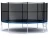 Батут с внешней сеткой и лестницей, HEGEN External 14ft (427 см)