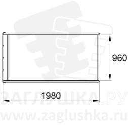 Горка из нержавеющей стали размером 1980х1005 мм, фото 2