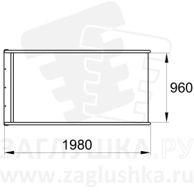 Горка из нержавеющей стали размером 1980х1005 мм, фото 2