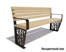 Парковая скамейка Роща, Сосна 2 м