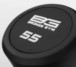 BRONZE GYM BG-PA-BB-S55 Штанга обрезиненная прямая 55 кг, фото 4
