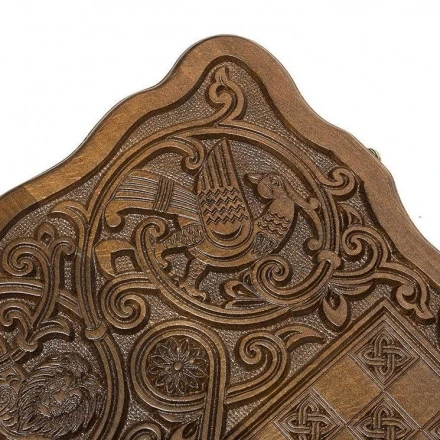 Нарды резные &quot;Армянский узор 6&quot; с ручкой 60, Haleyan, фото 6