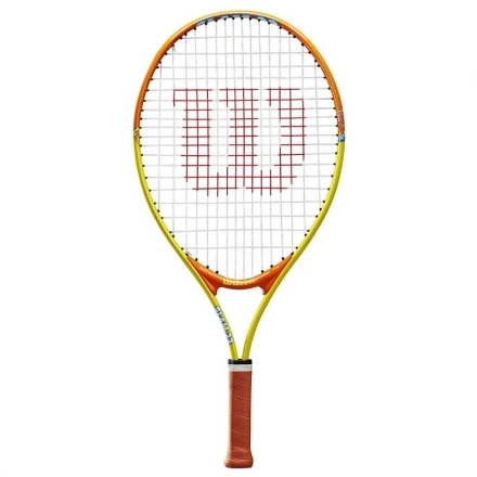 Ракетка б/т Wilson SLAM 23, арт. WRT20390U, для детей 7-8лет,алюминий,со струнами, желто-оранжевая, фото 1