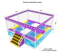 Батутная арена &quot;Фломастер&quot; 