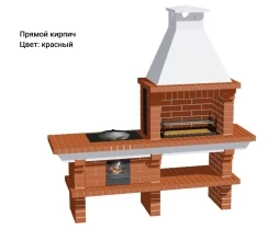 Печь Аристократ 714 Прямоугольный кирпич желтый, фото 9