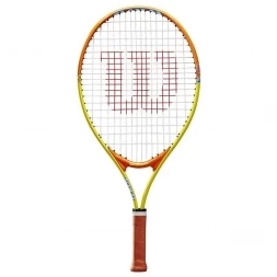 Ракетка б/т Wilson Slam 23, арт. WRT20390U, для детей 7-8лет,алюминий,со струнами, желто-оранжевая