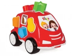 Машинка с геометрическими фигурами и Нилоя Pilsan Shape Sorter Car (03-186), фото 1