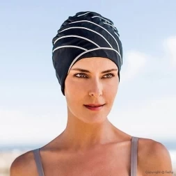 Шапочка для плавания женская &quot;FASHY Exclusive swimcap&quot;, полиамид, эластан, черный