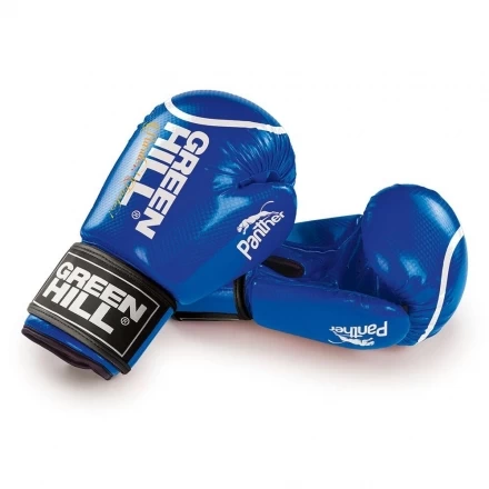 Перчатки боксерские &quot;GREEN HILL PANTHER&quot;, 12 oz, синие, фото 1