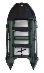 Gladiator D 370 AL PROFESSIONAL D Зеленый моторная лодка ПВХ Алюминиевый пайол, фото 2