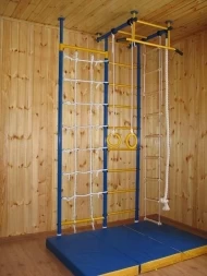 Детский спортивный комплекс Городок Babysport Г-образный с сеткой-60см., фото 2