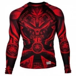 Рашгард Venum Gladiator Black/Red L/S, фото 1