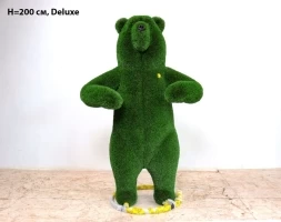 Топиари Медведь цирковой, h=200 - газон Deluxe/Deluxe Green, фото 1