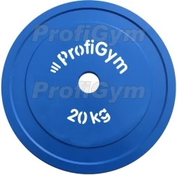 Диск стальной «Powerlifting» с полимерным покрытием, 20кг ДПЛ-20 , фото 1