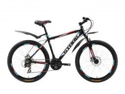 Велосипед Stark'16 Indy Disc черно-красный 16&quot;