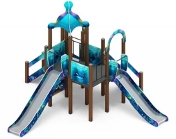 Детская игровая площадка Морской ДИК 2.17.04-01 Н-900 Н-1200 Н-1500, фото 2