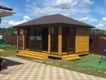 Застекленная беседка Аннэт 4х6
