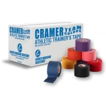 Тейп спортивный Cramer Team Colors Tape, хлопок, 3.8см x 9.1м, уп. 32 шт, синий
