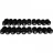 Гантельный ряд ZSO 27,5 кг - 50 кг (10 пар), шаг 2,5 кг, BASIC