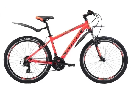 Велосипед Stark&#039;18 Indy 26.2 V оранжевый/чёрный/серый 16&quot;, фото 1
