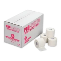 Тейп спортивный Cramer Pro-Lastic Tear Stretch Tape, хлопок, 5.0см x 6.9м, уп. 24 шт, белый