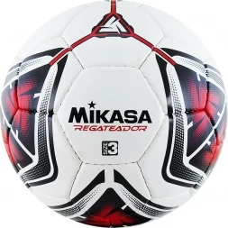 Мяч футбольный тренировочный &quot;MIKASA REGATEADOR5-R&quot;, р.3, бело-черно-красный 