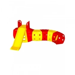Горка Doloni с игровым туннелем, фото 1