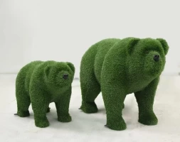 Топиари композиция медведи Зола и Стик — газон Eco + Deluxe Green, фото 2