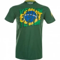 Футболка Venum Brazilian Flag T-Shirt - Green, фото 2