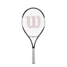 Ракетка б/т Wilson Roger Federer 23 Gr0000,арт.WR028410U,для дет.7-8 лет, алюмин.,со струн, бело-чер