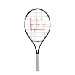 Ракетка б/т Wilson Roger Federer 23 Gr0000,арт.WR028410U,для дет.7-8 лет, алюмин.,со струн, бело-чер