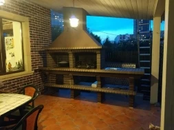 Печь Аристократ 730 Прямоугольный кирпич желтый, фото 2