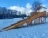 Зимняя горка Snow Fox Домик (скат 10 м)
