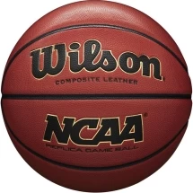 Мяч баск. WILSON NCAA Replica Comp Defl арт.WTB0730XDEF, р.7, ПУ, бутил. камера, коричневый