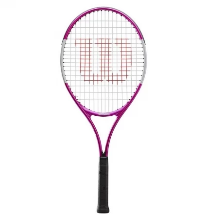 Ракетка б/т Wilson Ultra Pink21 GR00000, арт.WR028010U,для дет. 5-6лет, алюминий, со струн., роз-бел, фото 1