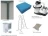Бассейн PoolMagic Anthracite 6,1x3,6x1,3 м Basic