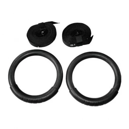 Гимнастические кольца с нейлоновыми ремнями First Place Rings, фото 1