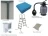 Бассейн PoolMagic Anthracite 6,1x3,6x1,3 м Premium