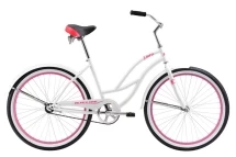 Велосипед Black One Flora 26 бело-розовый 16&quot;