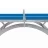 Теннисный стол DONIC OUTDOOR SKY синий (три короба)