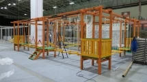 Детский веревочный парк 9 этапов (без страховки)