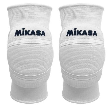Наколенники волейбольные &quot;MIKASA&quot;, размер L, хлопок, эластичная микрофибра, пена ЭВА, белый, фото 1