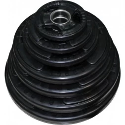 Диск обрезиненный ZSO черный &quot;3 HANDLE&quot; D-51, 20 кг, фото 2