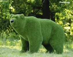 Топиари медведь Бачо - газон Deluxe/Deluxe Green, фото 3