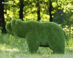 Топиари медведь Бачо - газон Deluxe/Deluxe Green, фото 4
