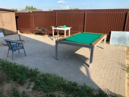 ВСЕПОГОДНЫЙ БИЛЬЯРДНЫЙ СТОЛ &quot;ДОБРЫНЯ&quot; 5 футов ХАЙ-ТЕК-STYLE (пул), фото 4