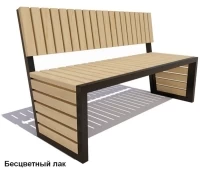 Скамейка парковая Аллея, Лиственница 1,5 м